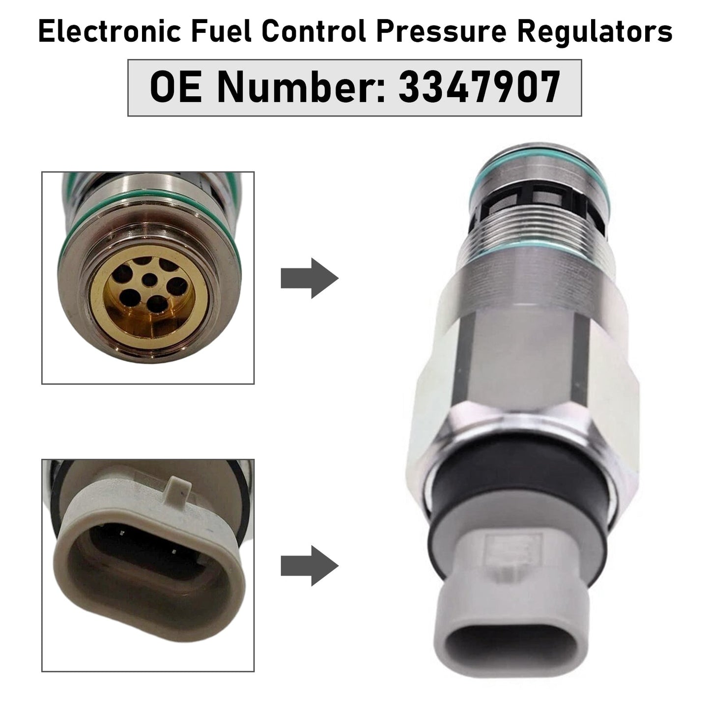 Regolatori di pressione del controllo elettronico del carburante Cummins QSK95 QSK23 CATERPILLAR KOMATSU HILITE 3347907