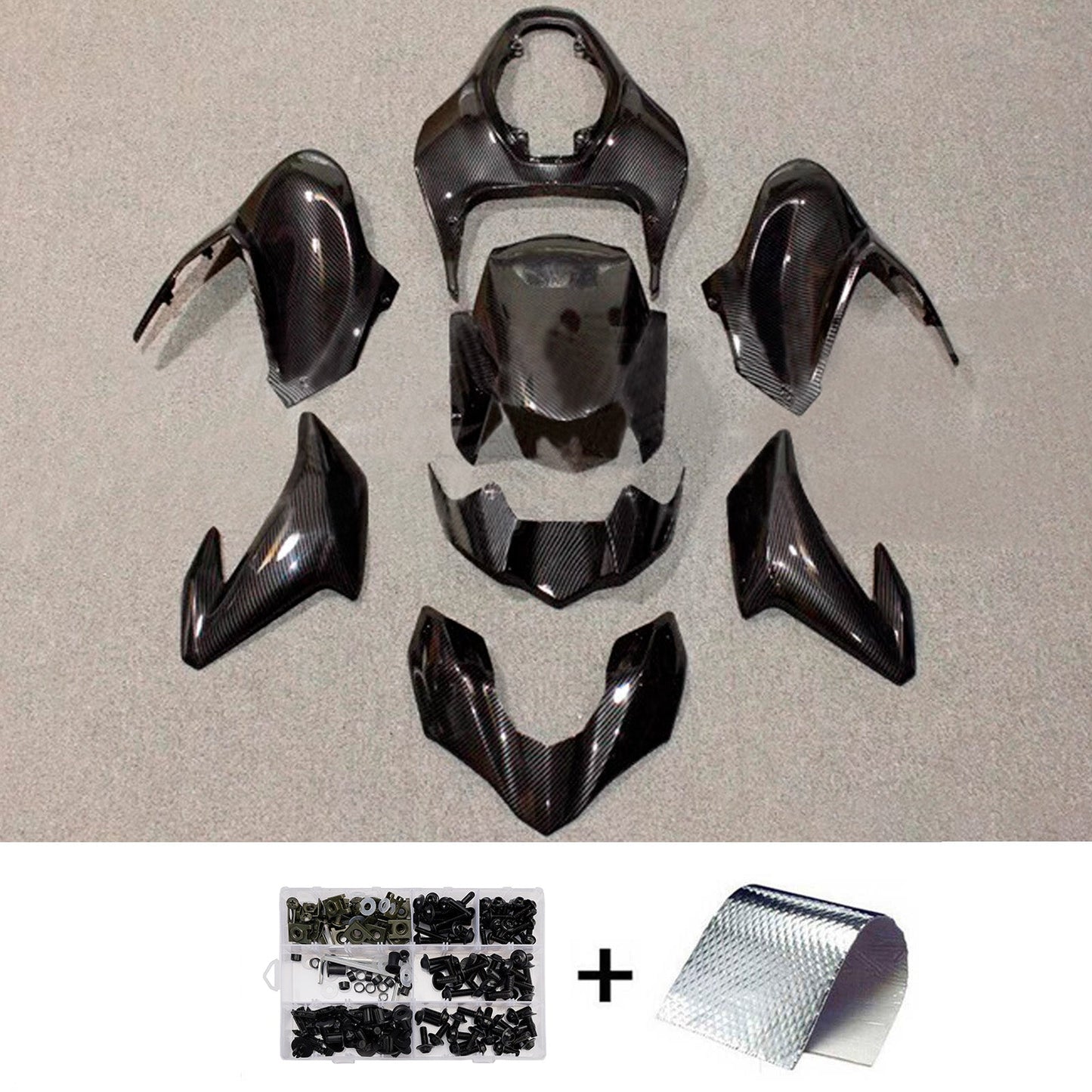 Kit carenatura iniezione in plastica ABS adatto per Kawasaki Z900 2017-2019