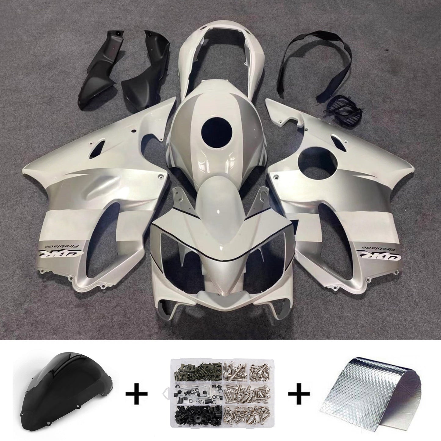 Kit di carene in plastica ABS stampate a iniezione per Honda CBR600 F4i 2004-2007