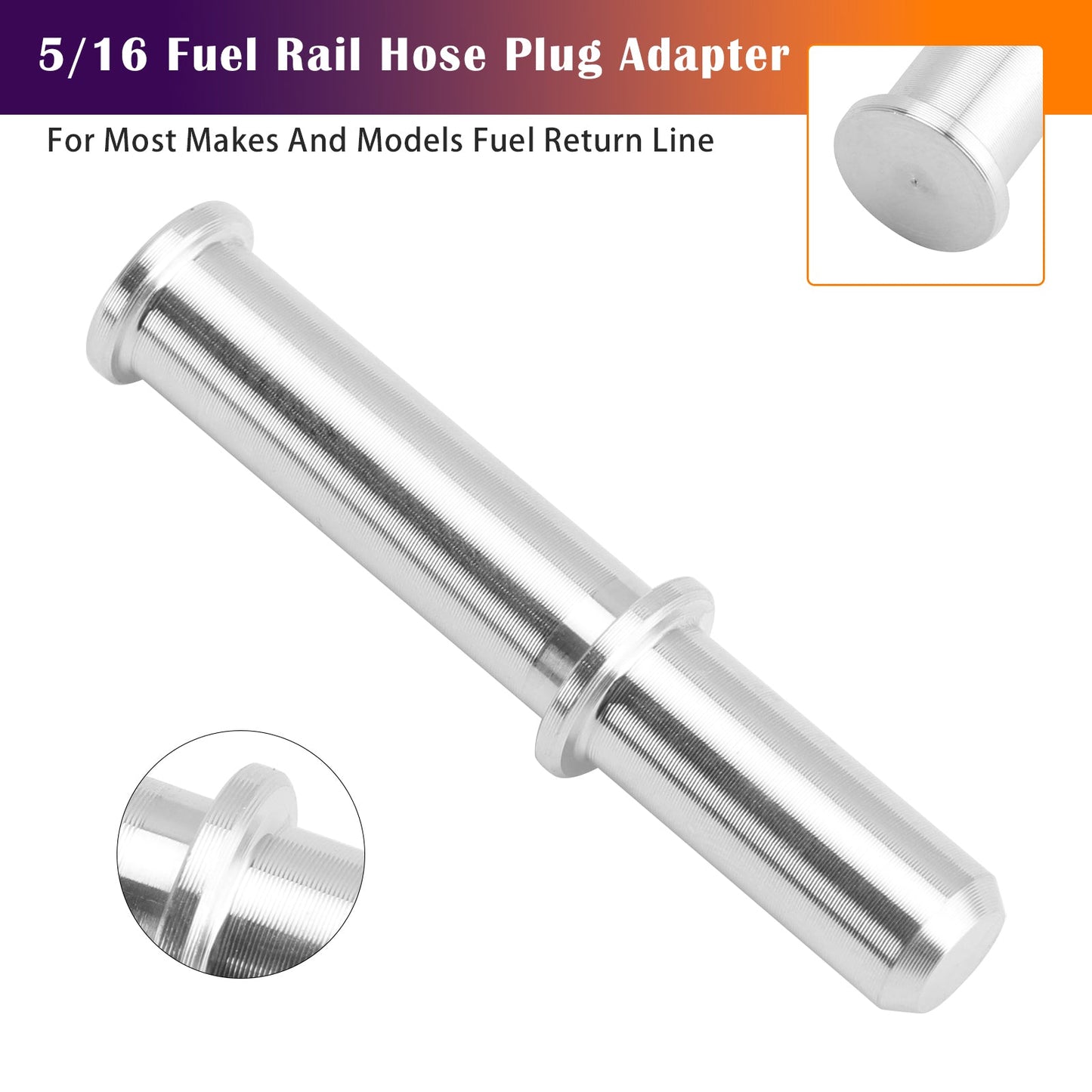 Adattatore per tubo flessibile del carburante maschio 5/16 a innesto rapido per LS LS1 LS3 AN807-01A