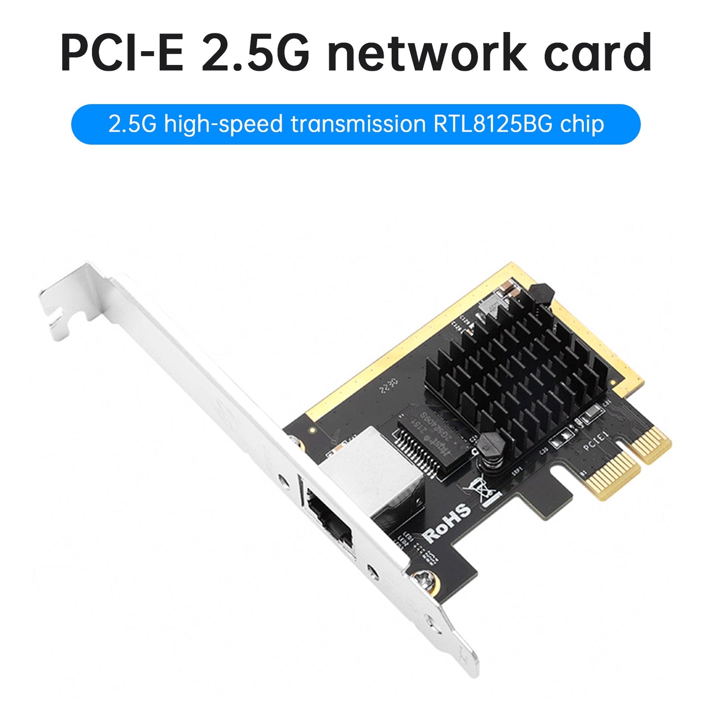Scheda di rete PCIE a 2,5G Supporto per scheda di rete con avvio senza disco PXE Synology PXE WO