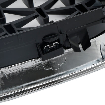 Pair Chrome Diamond Grille For BMW E46 Saloon/Touring Facelift 2002-2005 4Dr