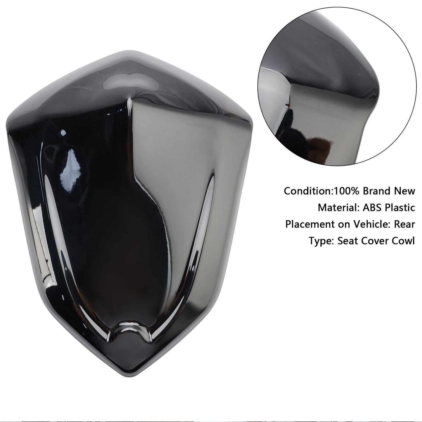 Copertura carenatura posteriore sedile posteriore Kawasaki Z1000 2007-2009