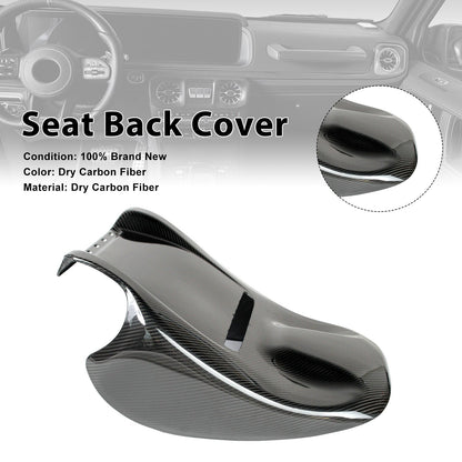 Rivestimento schienale sedile in fibra di carbonio a secco per Mercedes-Benz Classe G W464 W465 G500 G550 G63 2019+