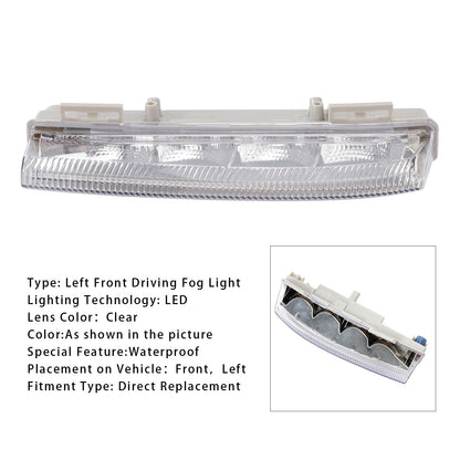 Luci fendinebbia diurne a LED lato sinistro per Mercedes Benz W204 S204 W212 2007-2014