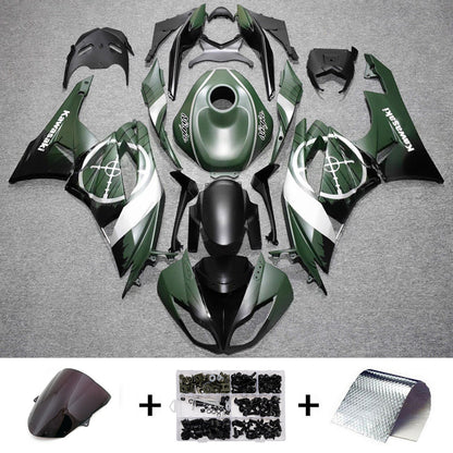 Kit carenatura iniezione in plastica ABS adatto per Kawasaki ZX6R 636 2009-2012