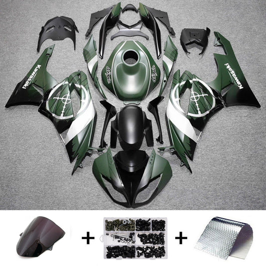 Kit carenatura iniezione in plastica ABS adatto per Kawasaki ZX6R 636 2009-2012
