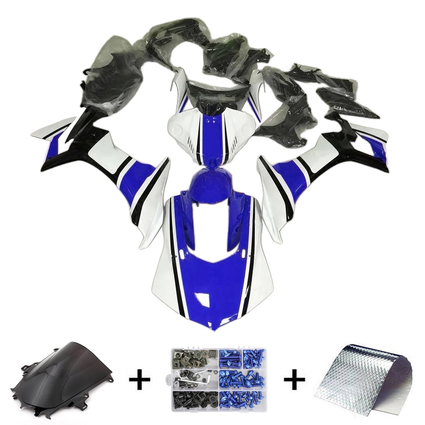 Kit carenatura iniezione Yamaha YZF-R1 2020-2024 Carrozzeria in plastica ABS