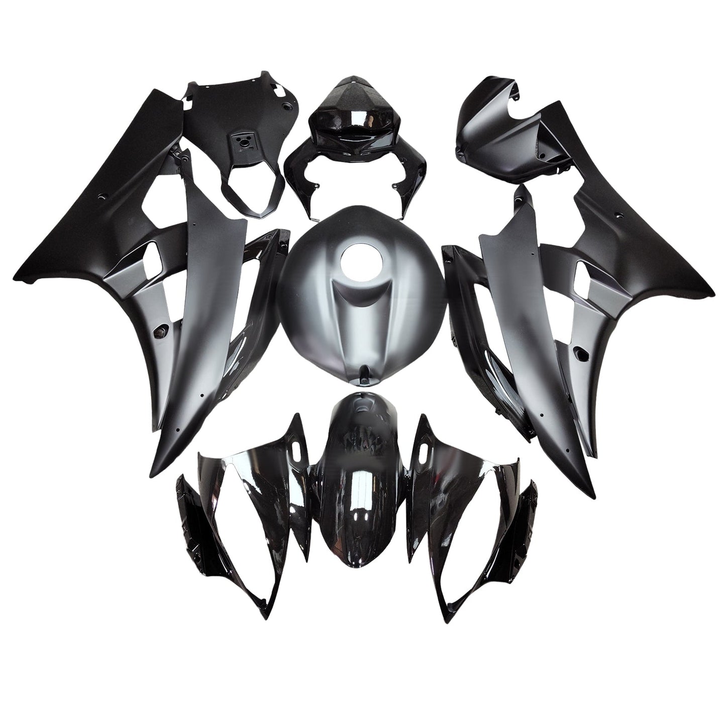Kit carenatura iniezione plastica ABS per Yamaha YZFR6 YZF-R6 2006-2007