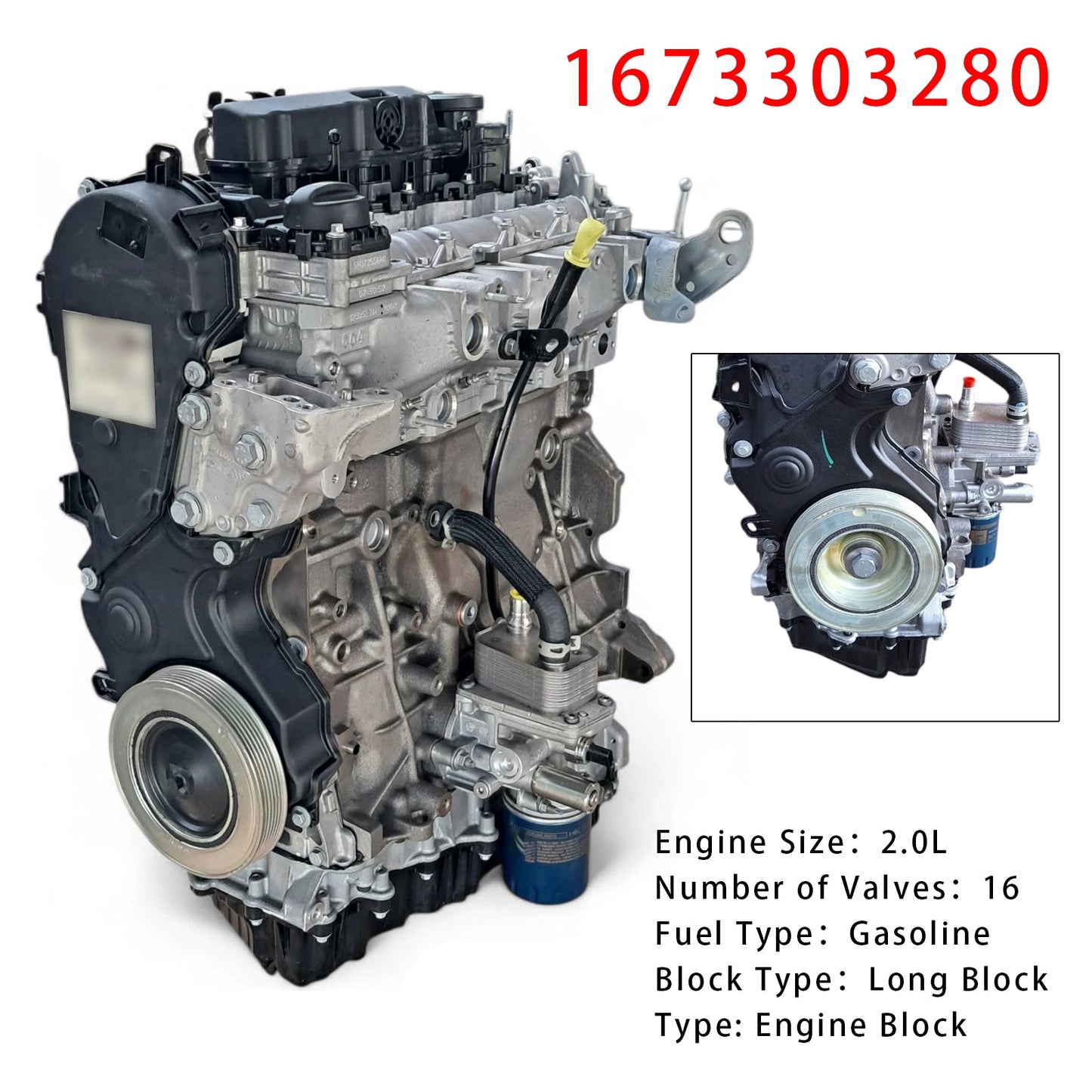 Nuovo di zecca 1673303280 Motore AH01 2.0 BlueHDi per Opel Vivaro C / Zafira Life