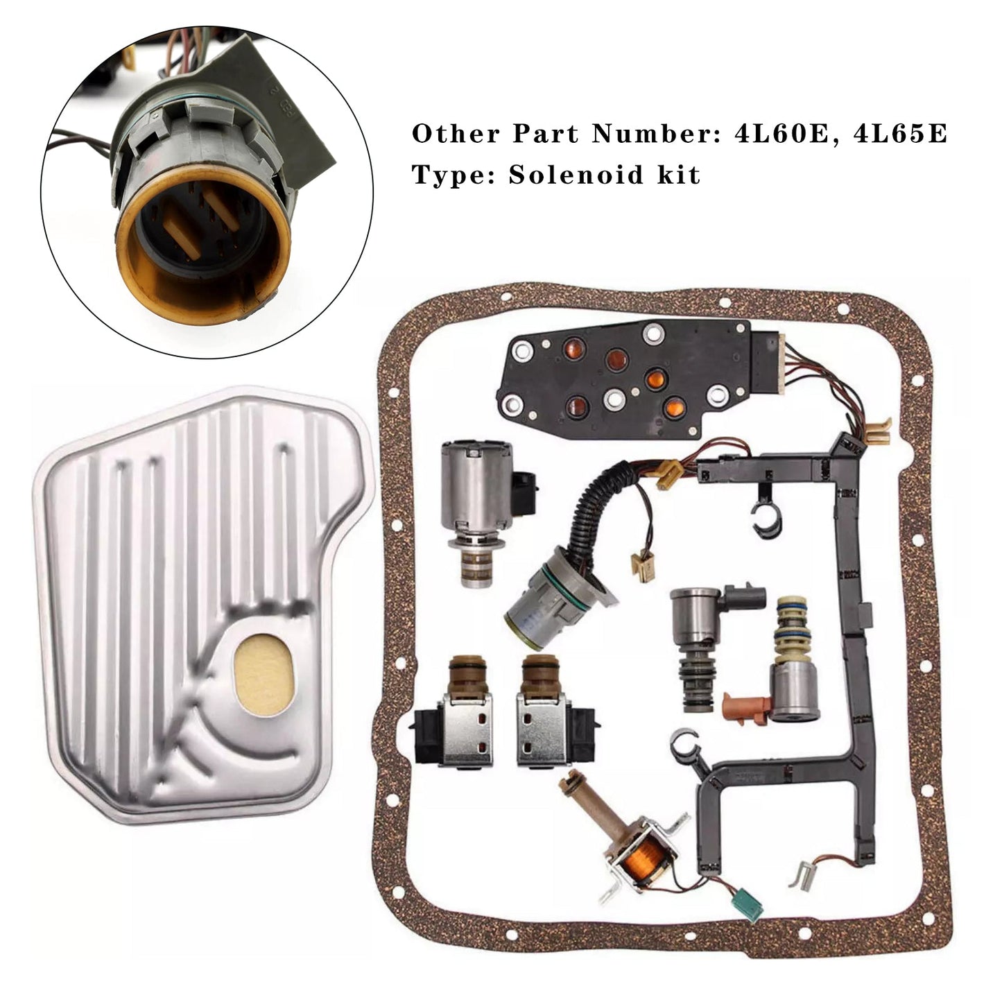 Kit solenoide trasmissione Cadillac 1993-1996 auto di lusso v84.9 l 5.7 l 4 marce 9 pezzi 24212690