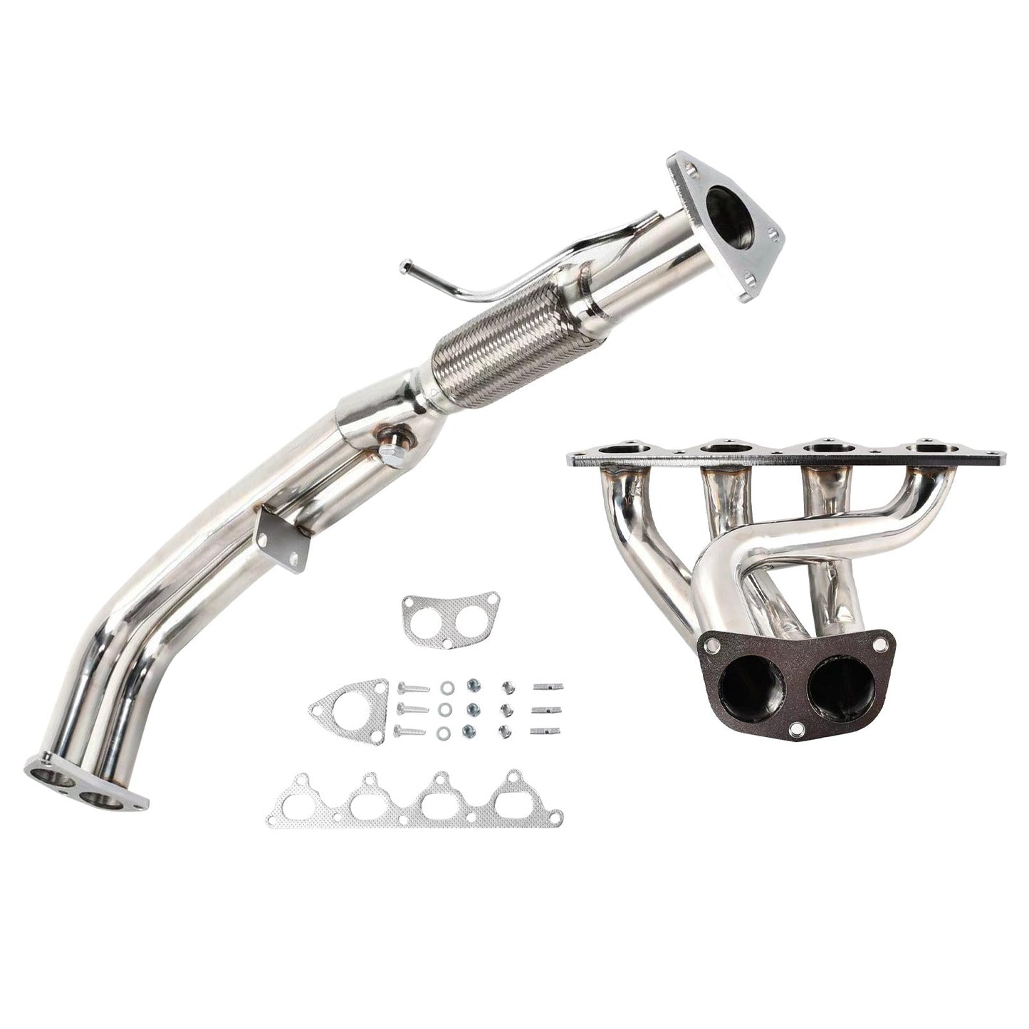 Collettore di scarico Testata Fit Honda Accord 2.2L 1990-1993 4-2-1 Tri-Y