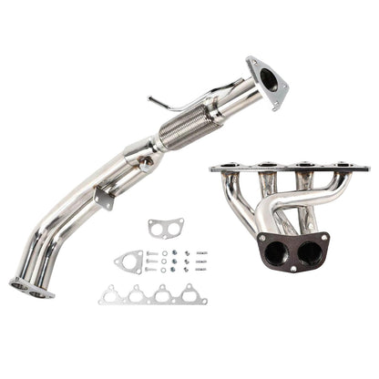 Collettore di scarico Testata Fit Honda Accord 2.2L 1990-1993 4-2-1 Tri-Y