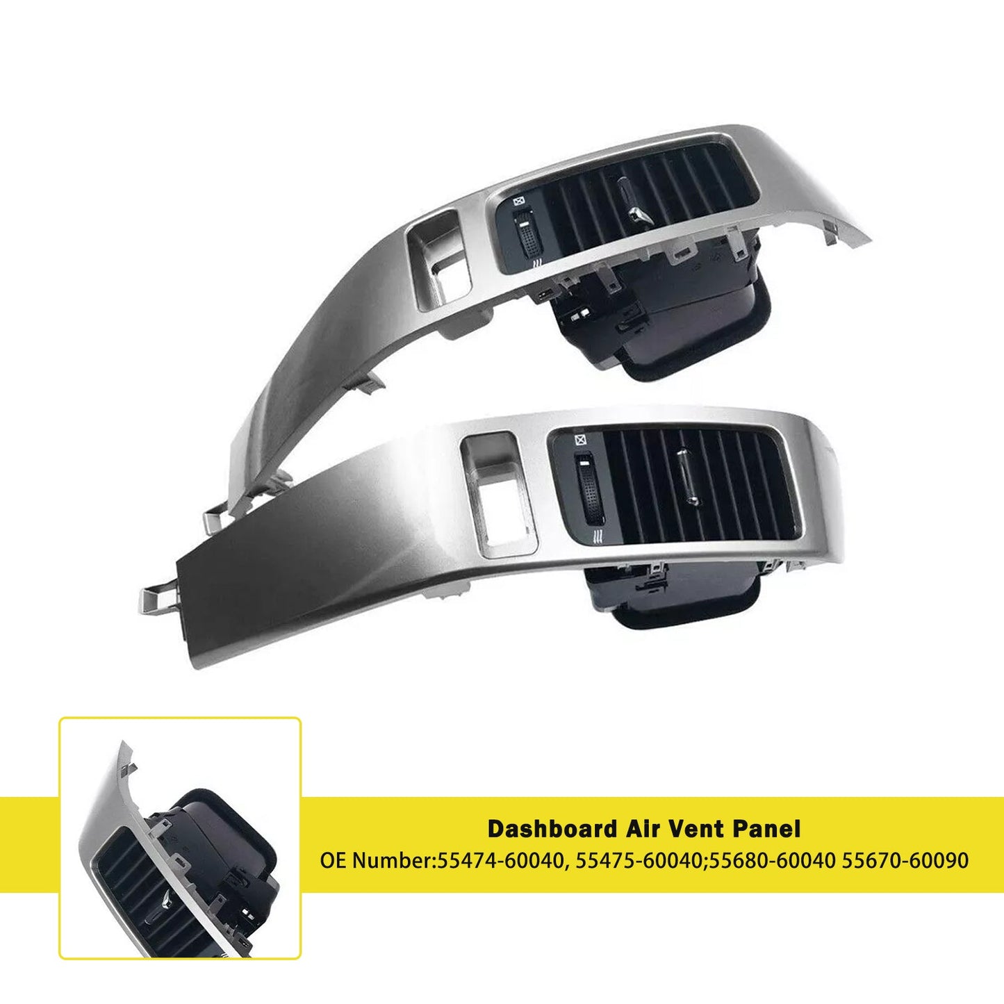 Pannello di ventilazione del cruscotto Toyota Land Cruiser Prado Lexus GX470 2003-2009