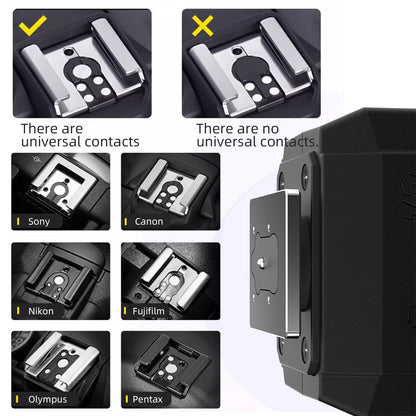 F02 Mini Flash Light Micro Slitta per Fotocamera Singola Luce di Riempimento Portatile per Fotografia