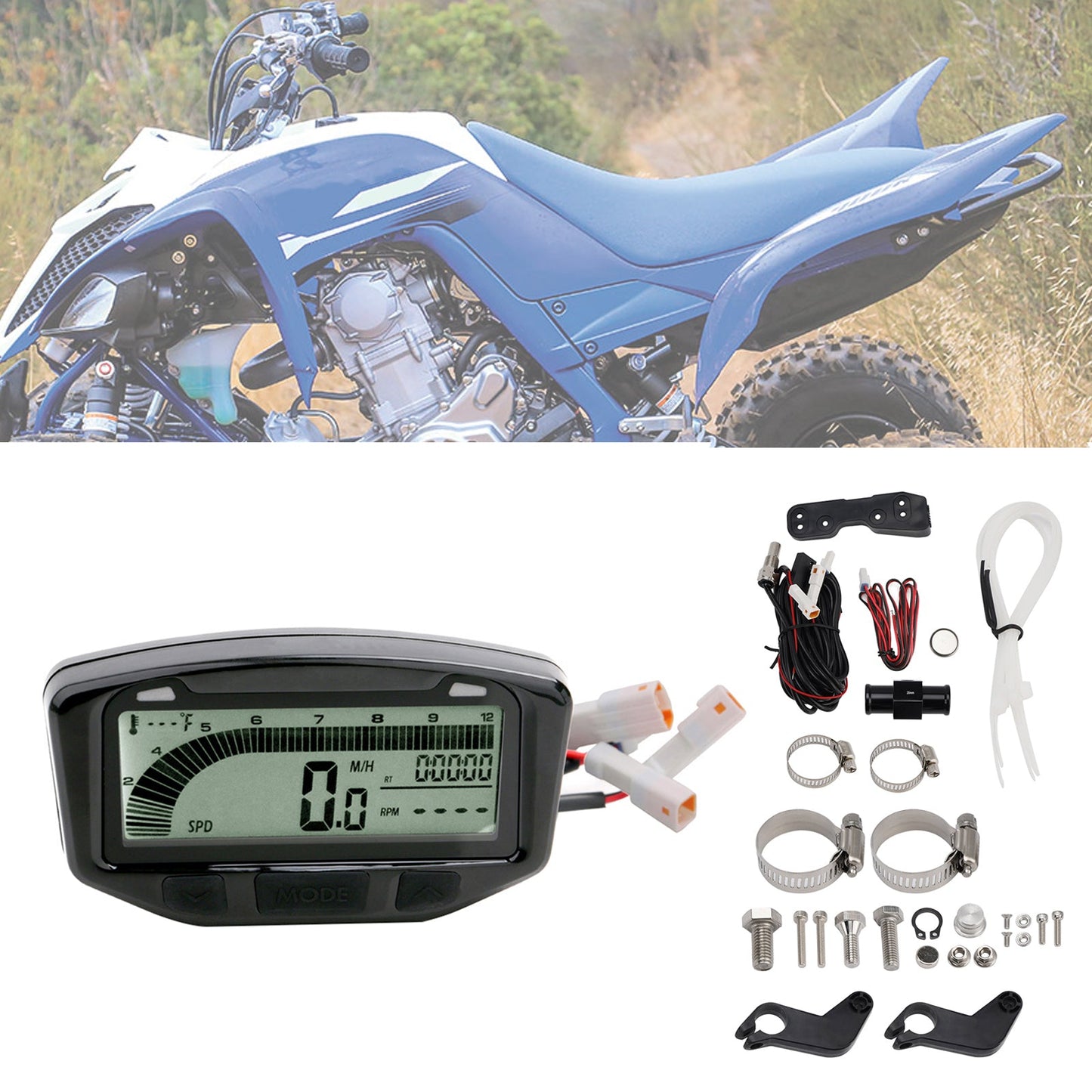 Contachilometri contagiri digitale Lcd per POLARIS OUTLAW 450/500/525 2006-2012