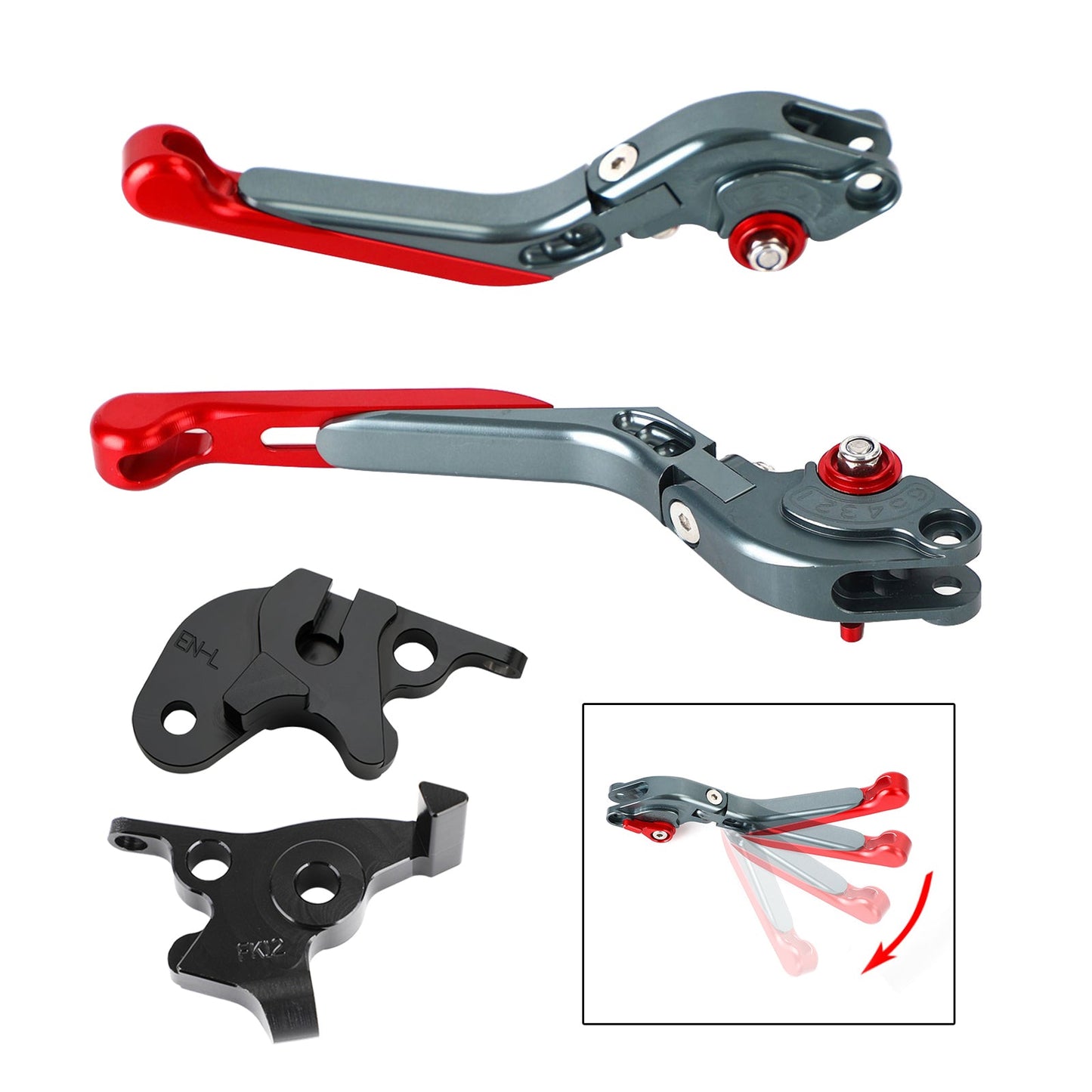 Leva freno frizione regolabile adatta per CFMOTO 250NK ABS 150NK 2019-2021