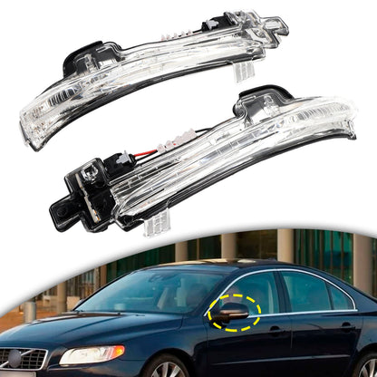 2 pezzi di indicatori di direzione a LED per specchietto retrovisore per Volvo V40 S60 S80 V60 V70