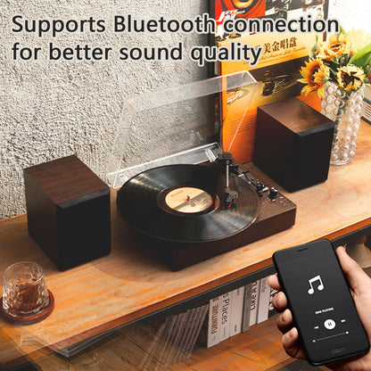 Retro Giradischi decorativo a 3 velocità Split Bluetooth Giradischi in vinile