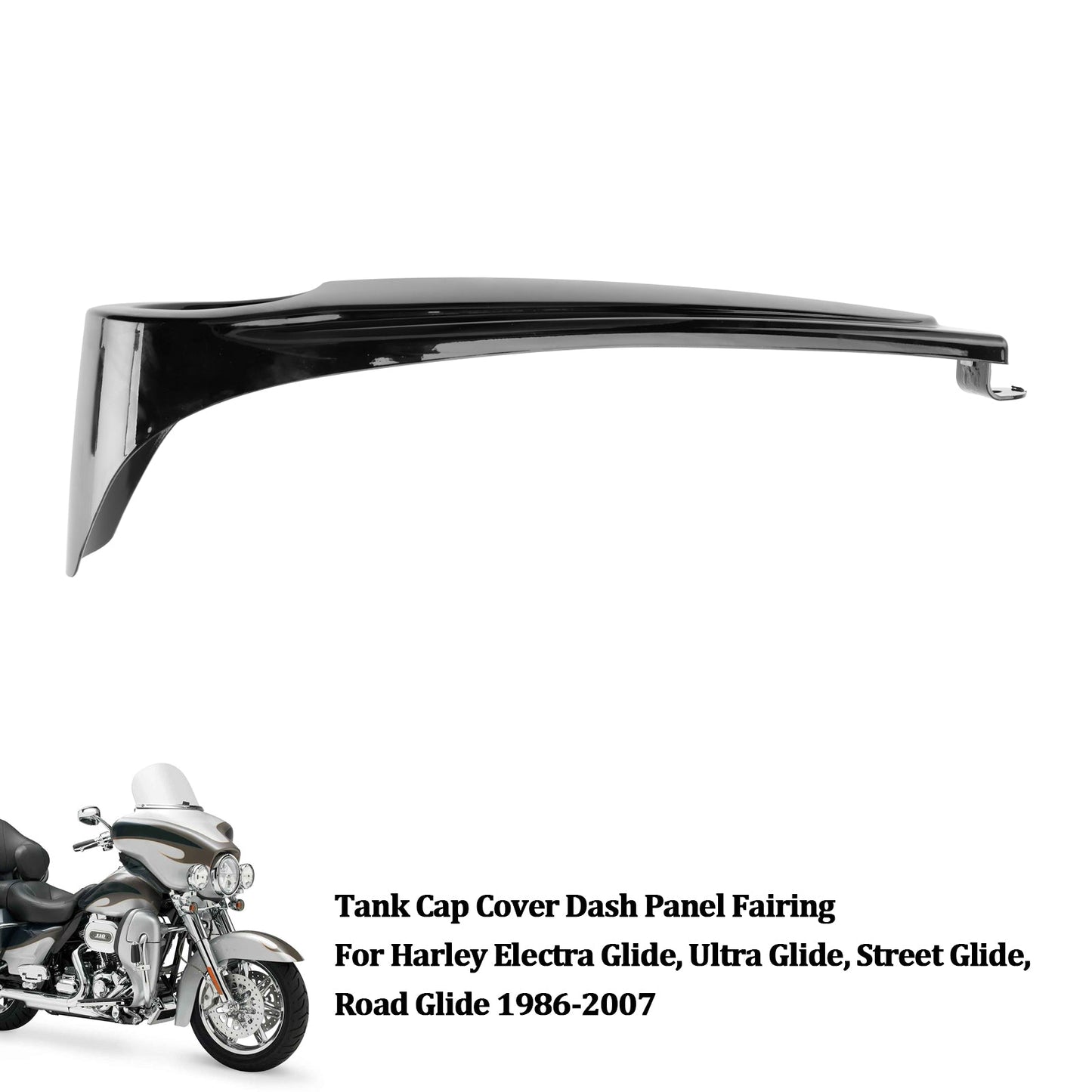 1986-2007 Harley Electra Glide, Ultra Glide, Street Glide, Road Glide Pannello di copertura del tappo del serbatoio Carenatura