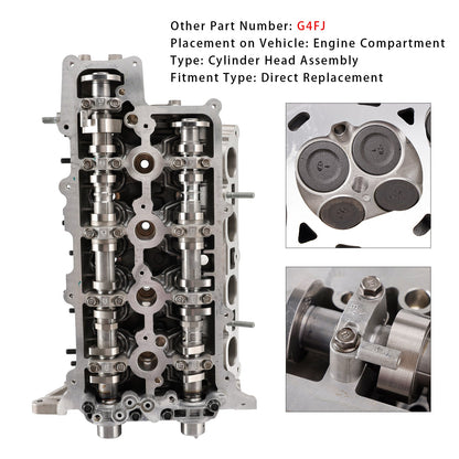 2012-2013 Kia Rio EX 1.6L 2012-2016/Soul 2u 2.0L Gruppo testata motore Hyundai KIA G4FJ 1.6L G4FJ 22100-2B720