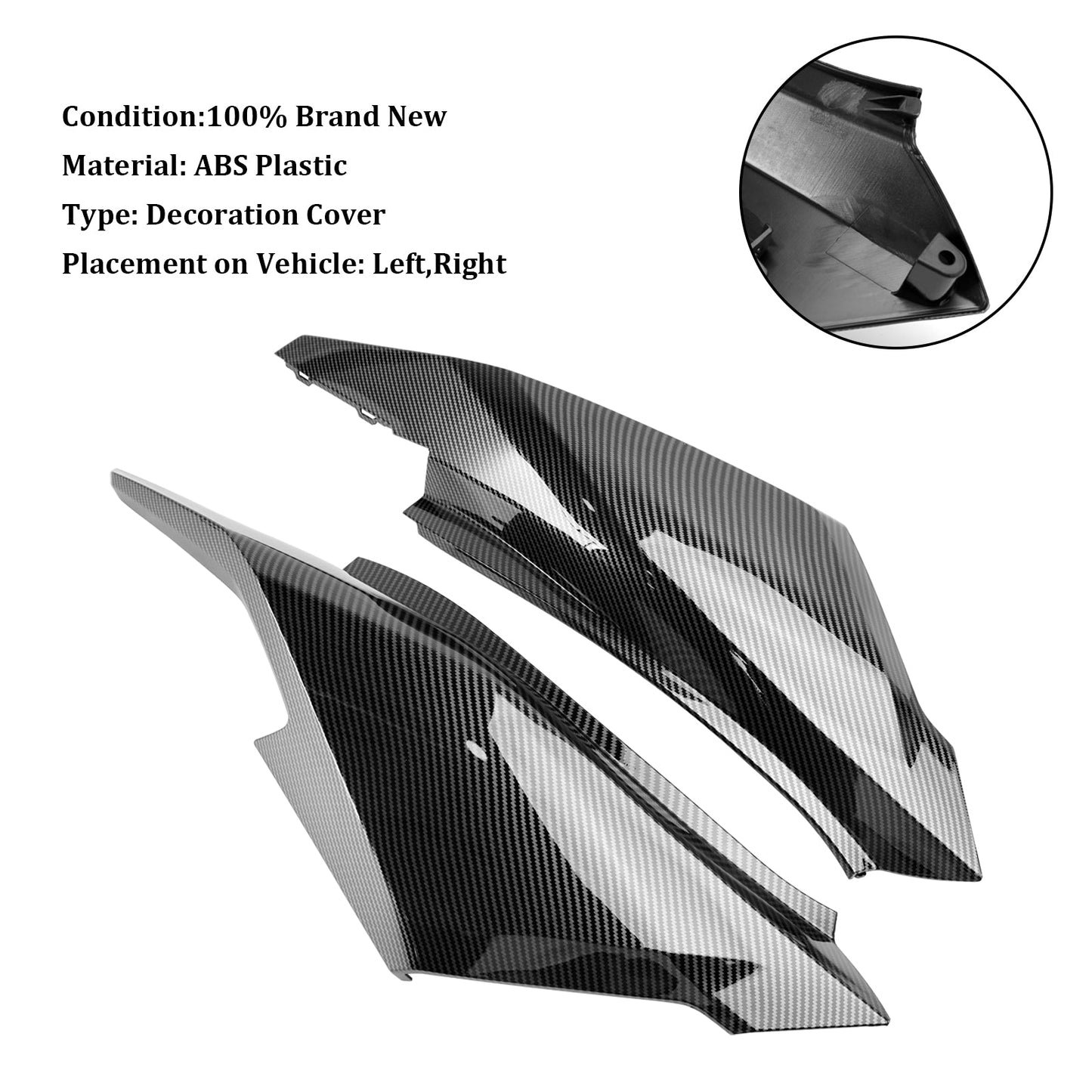 2023-2024 Honda ADV 160 Copertura del telaio laterale del sedile posteriore Carenatura del corpo