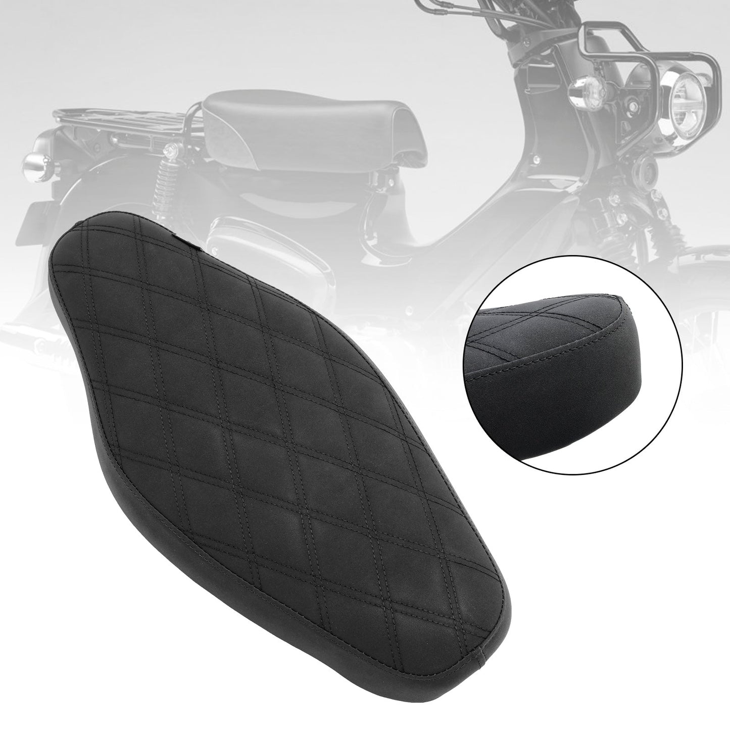 Sedile passeggero completo per Honda Cross Cub CC110 2023, nero