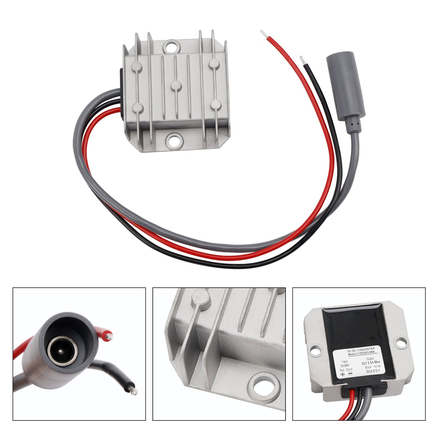 Mini adattatore 12V convertitore step-up CC 12V/24V a 30V 3,5A 105W Smart Boost