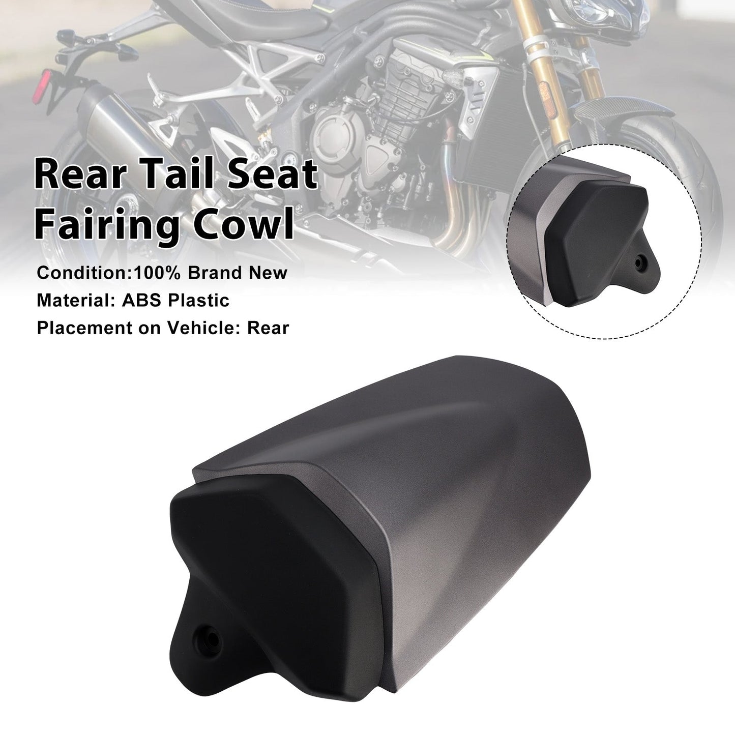 2025-2026 Per Speed Triple 1200 RS Copertura cupolino posteriore sella
