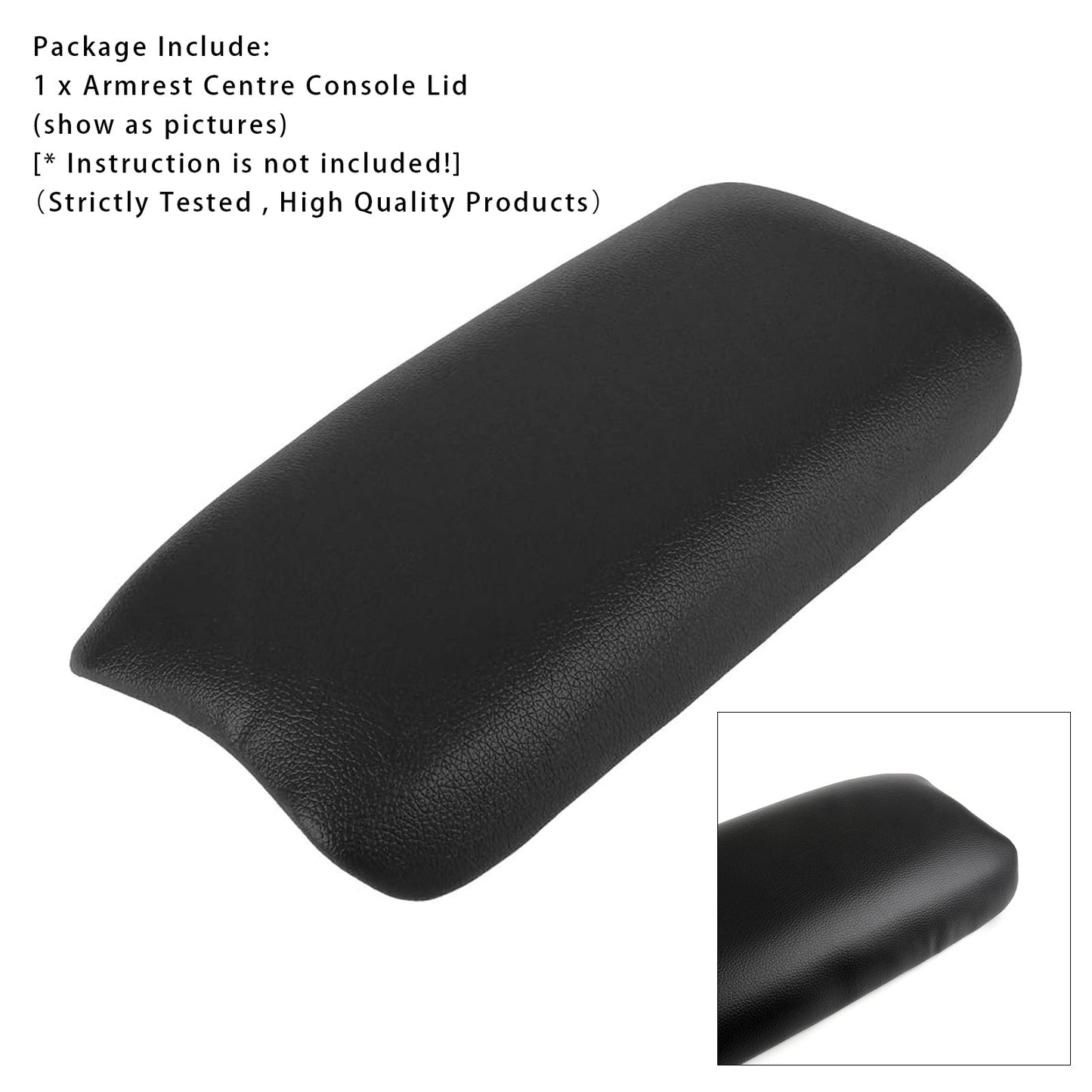 Coperchio della console centrale del bracciolo in pelle nera per Honda CIVIC 2006-2009