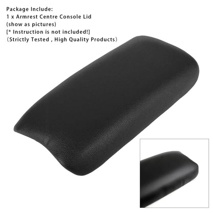 Coperchio della console centrale del bracciolo in pelle nera per Honda CIVIC 2006-2009