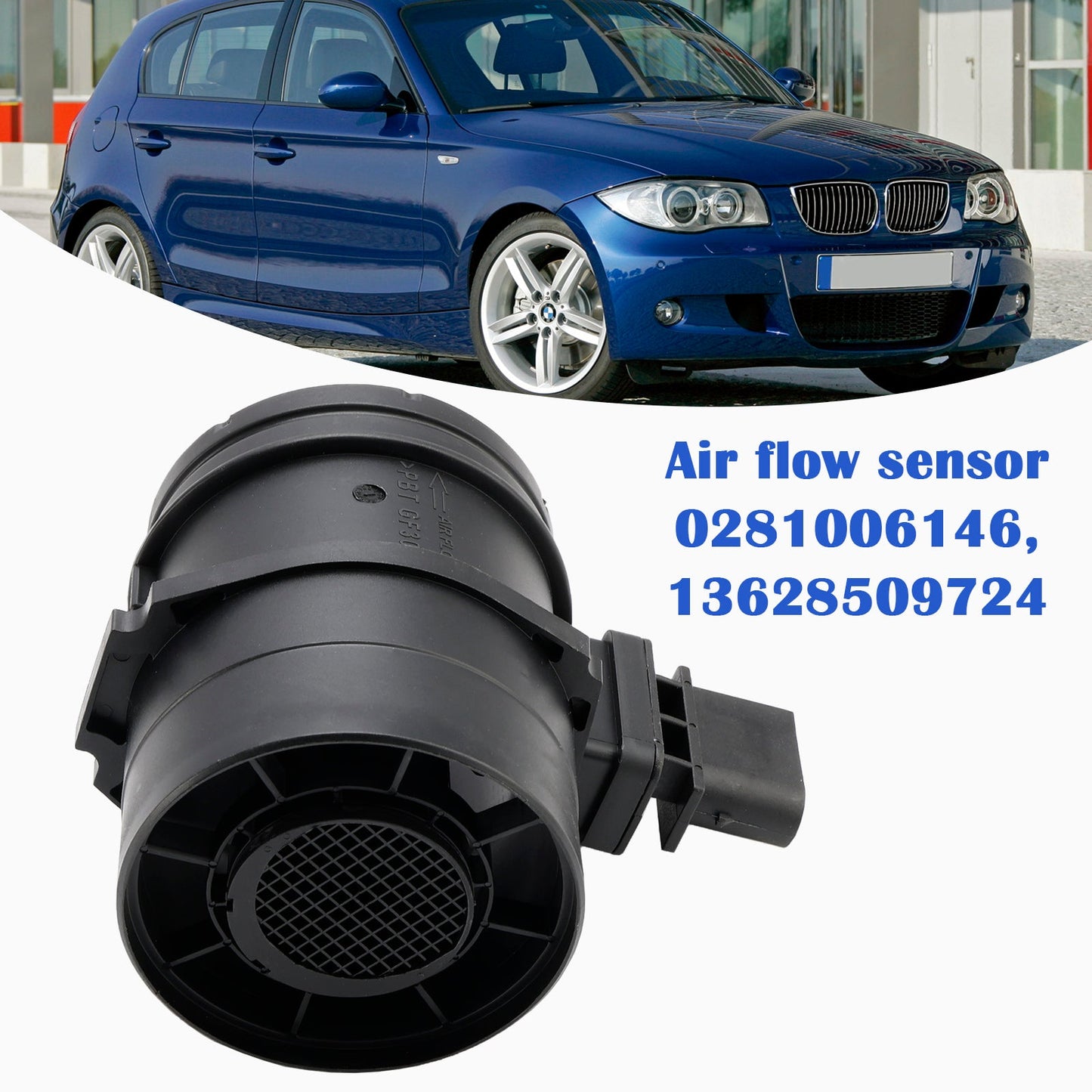 Sensore misuratore di portata aria di massa BMW E90 E91 E92 E93 2.0L N47 2007-2010 0281006146
