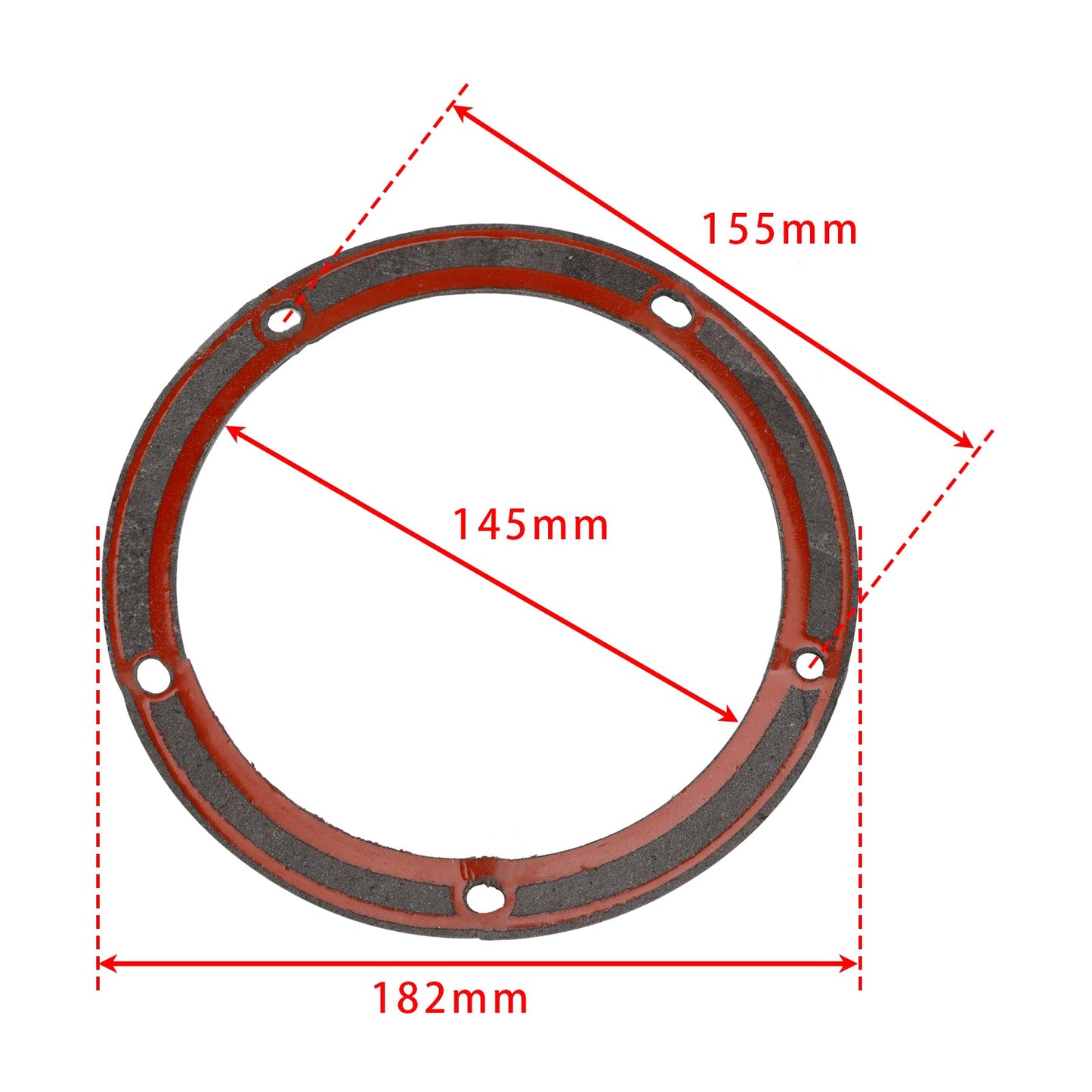5x Guarnizione coperchio frizione 25416-99C per Twin Cam Softail Touring Dyna Touring 99-18