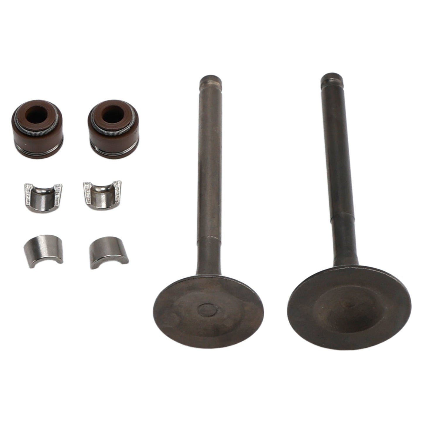 Kit valvole di aspirazione e scarico da 65 mm per GY6 125cc Baotian Benzhou Rex Znen Lifan 125