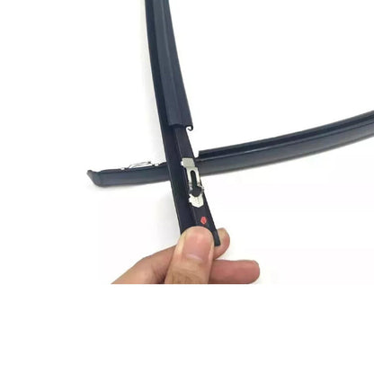 Modanatura per gocciolatoio del tetto, lato sinistro e destro, in gomma, 2 pezzi, per Honda Civic 4 porte 2012-2015