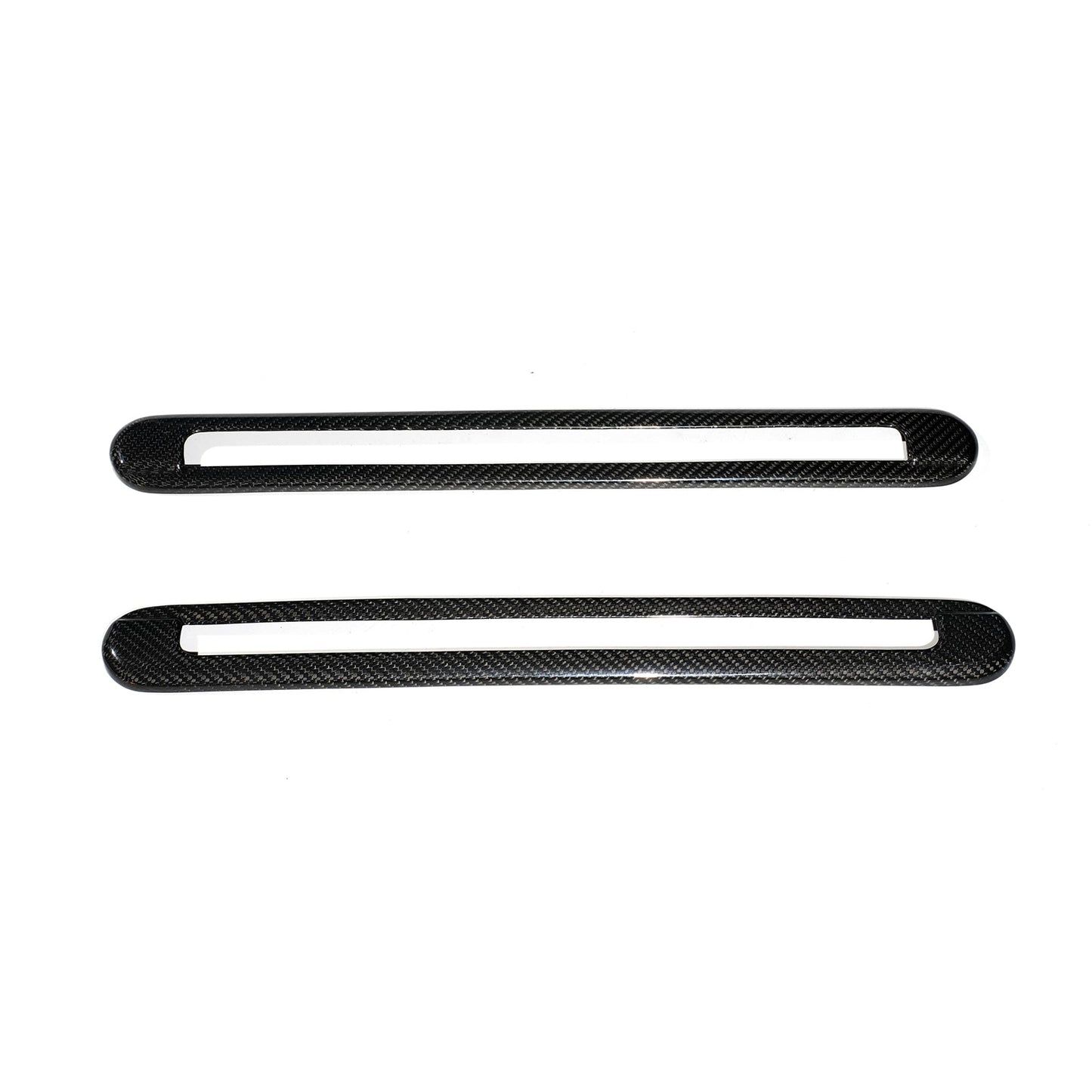 Cornice di finitura per bocchetta d'aria laterale posteriore in fibra di carbonio per Mercedes-Benz Classe G G63 G550 (modelli dal 2025 in poi).
