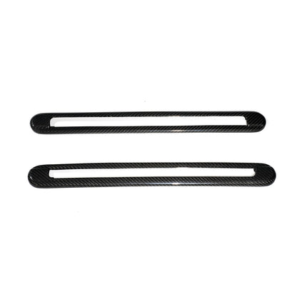 Cornice di finitura per bocchetta d'aria laterale posteriore in fibra di carbonio per Mercedes-Benz Classe G G63 G550 (modelli dal 2025 in poi).