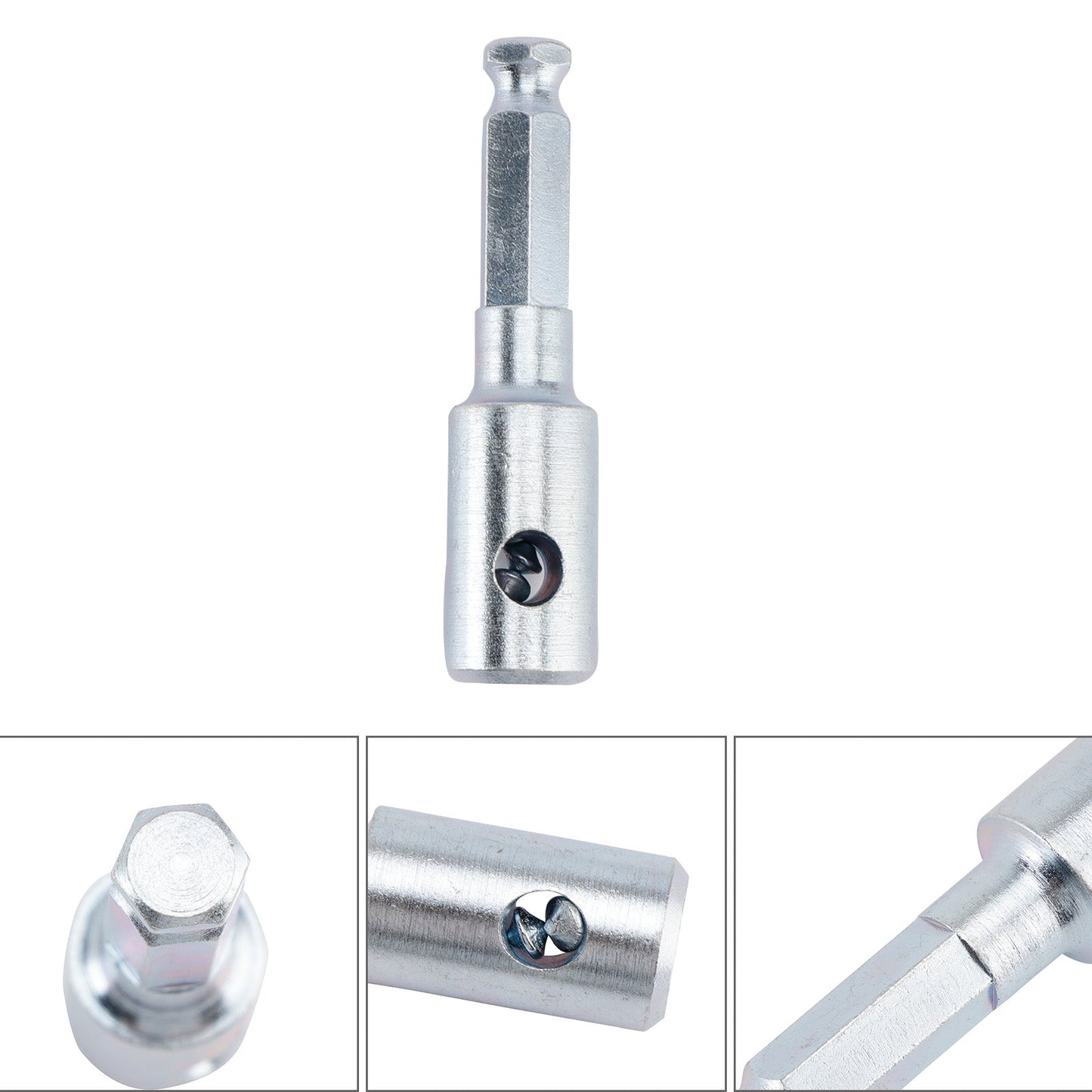 327687-6 Adattatore per punta da trapano per terra con attacco esagonale D-7/16"" per Makita DDG460