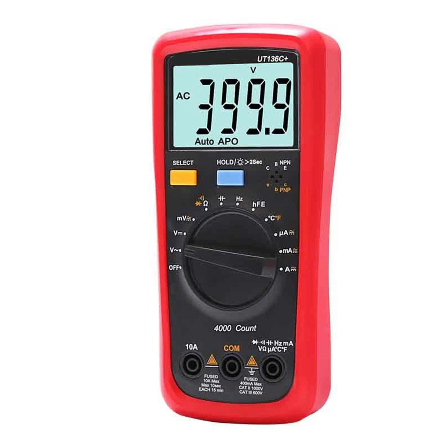 Multimetro digitale UT136C+ Tester Voltmetro CC Amperometro Ohm