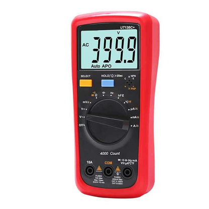 Multimetro digitale UT136C+ Tester Voltmetro CC Amperometro Ohm