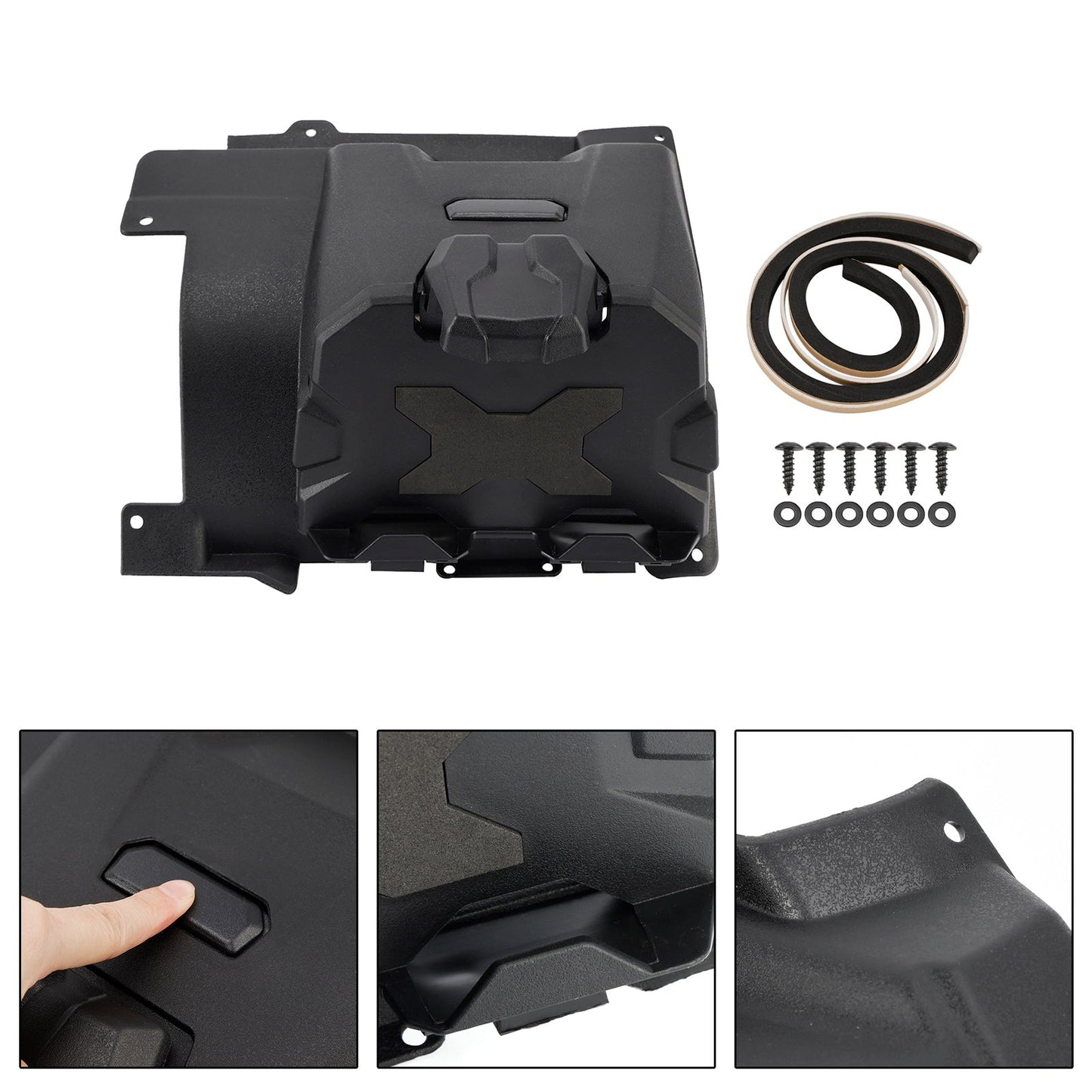 Supporto per tablet con scatola portaoggetti per Can-Am Defender HD5 HD8 HD10 Max 16-24