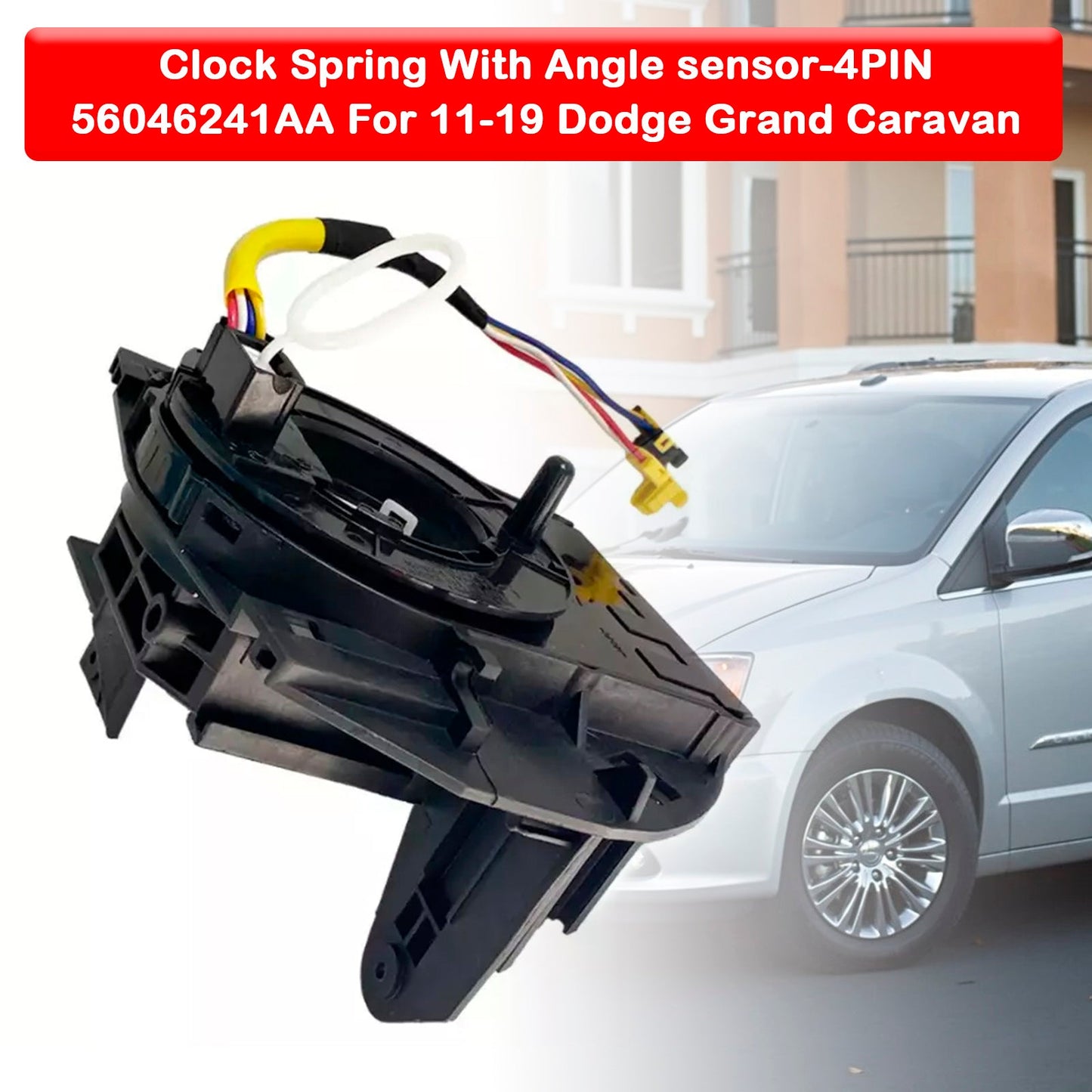 Molla dell'orologio Dodge Grand Caravan 2011-2019 con sensore Angel-4PINS 56046241AA