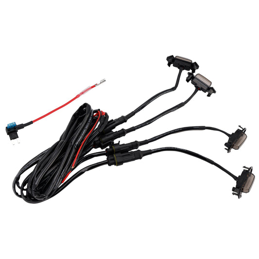 Kit luci LED per griglia anteriore Toyota Tacoma 2016-2023 con lenti fumé color ambra