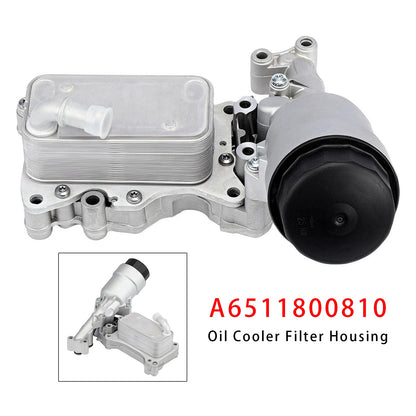 Alloggiamento filtro radiatore olio motore + radiatore per Mercedes Sprinter Vito OM651