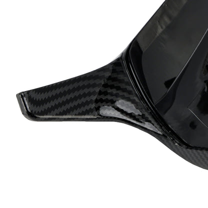 Copri specchietti retrovisori esterni in fibra di carbonio lucida per BMW x3/x4/ix3 2018-2022, 2 pezzi