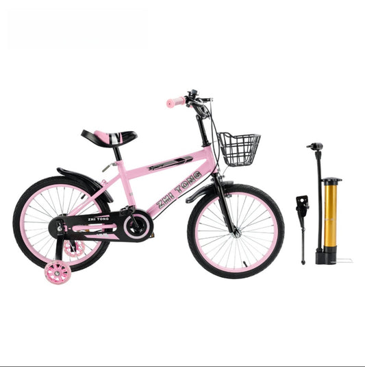 14 pollici di bici da bici per bambini sedile regolabile in bicicletta con ruote ausiliarie