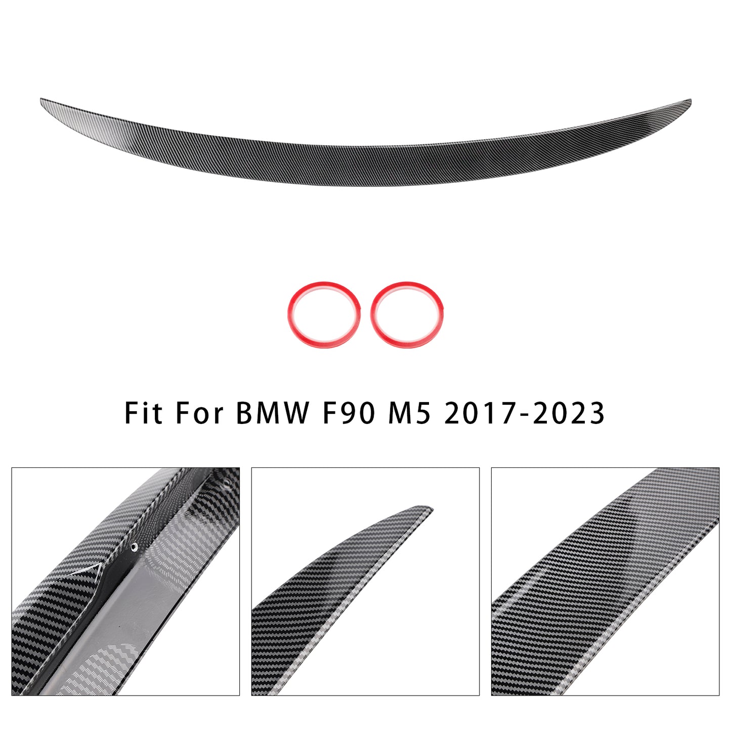 Spoiler posteriore in fibra di carbonio per BMW G30 G38 F90 M5 MP 2017-2023