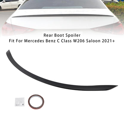 Spoiler posteriore nero lucido Mercedes-Benz Classe C W206 C63S Style 2021+