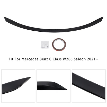 Spoiler posteriore nero lucido Mercedes-Benz Classe C W206 C63S Style 2021+