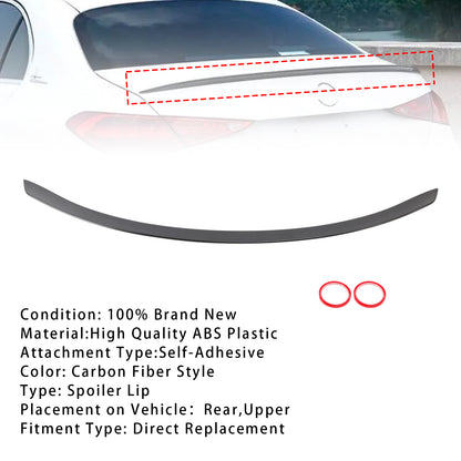 Spoiler posteriore in fibra di carbonio per Mercedes C Classe W206 4 Porta Berlina 2022-2024
